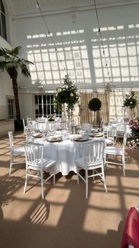 Hochzeitsdekoration in Wien, Palmenhaus